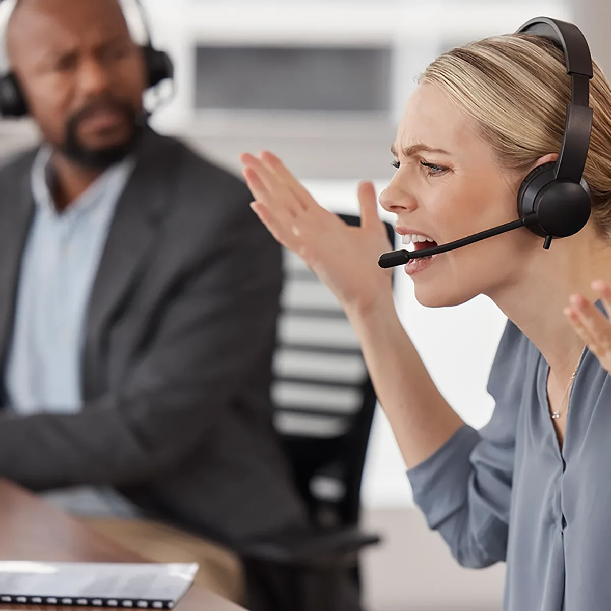 Upset Customer Service Rep